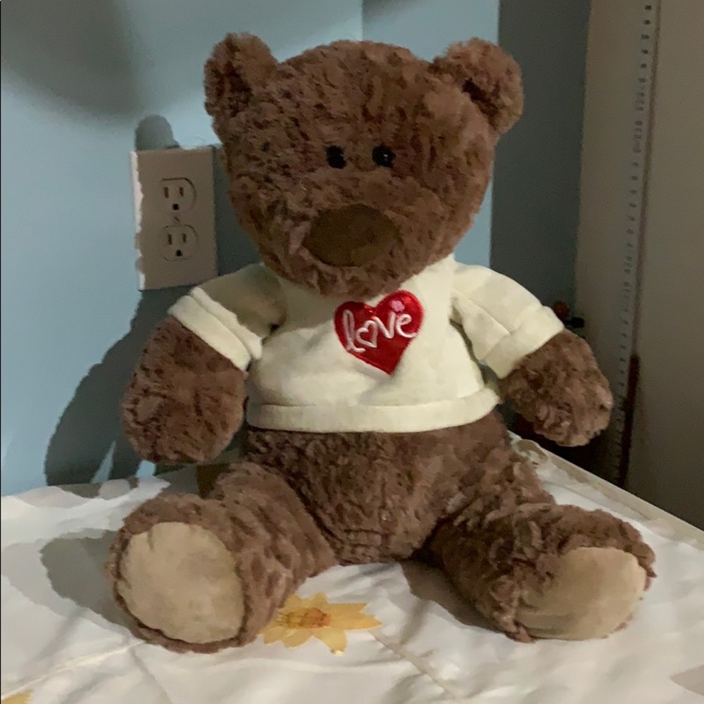 Teddy bear with basket